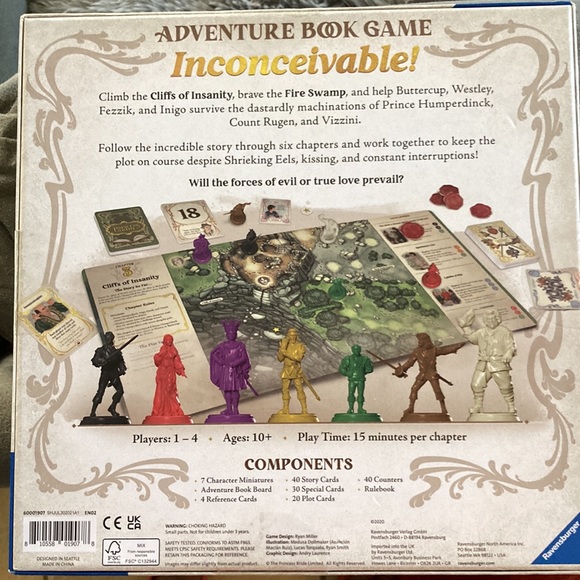 The Princess Bride Adventure Book Game- sealed - Picture 2 of 4